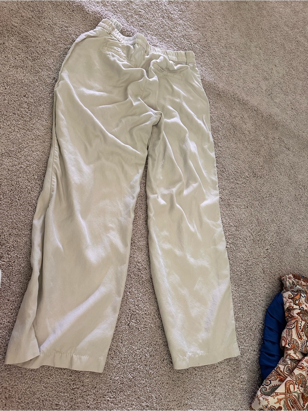 Abercrombie & Fitch Light Beige Wide-Leg Pants - Picture 8 of 8